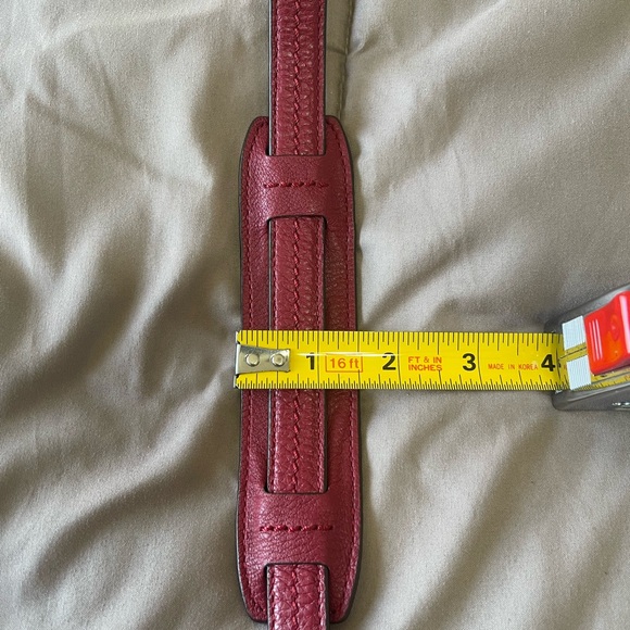 COACH PARK LEATHER CARRYALL (RED) (#F23268) - Picture 7 of 8